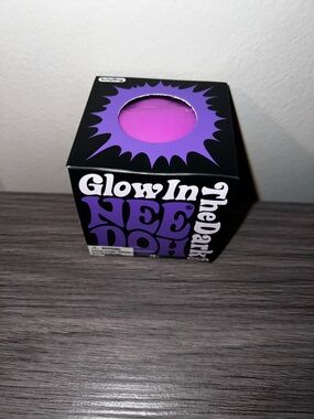 Glow In The Dark NeeDoh Stress Ball - Purple
